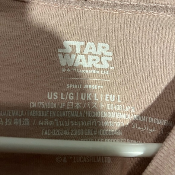 Disney Grogu Back to Front Spirit Jersey Star Wars The Mandalorian Size L - Picture 5 of 6